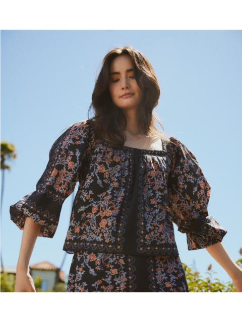 Cleobella LUCILLE BLOUSE | DARK LA RAMOS
