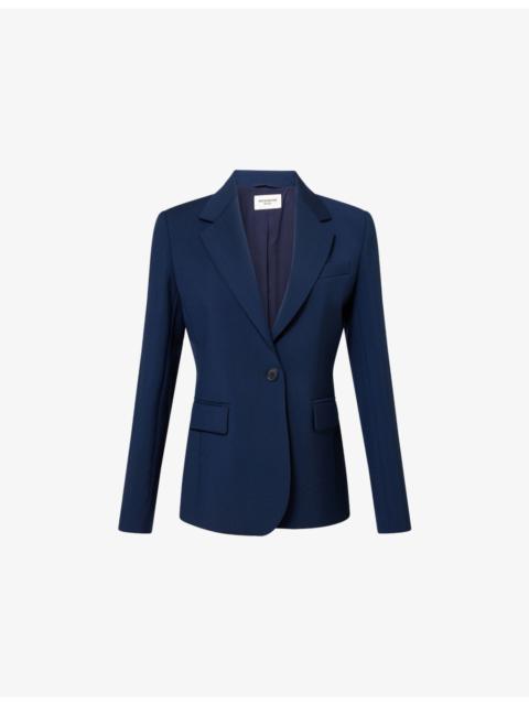 WEEKEND Max Mara Lamine Single-Breasted Wool Blazer