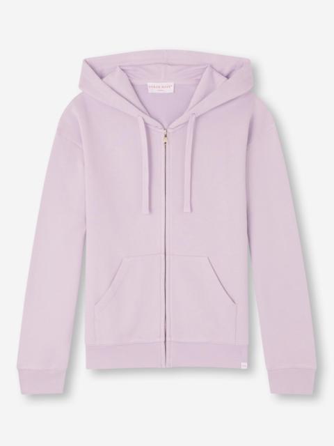 Derek Rose Women's Hoodie Quinn Cotton Modal Lilac