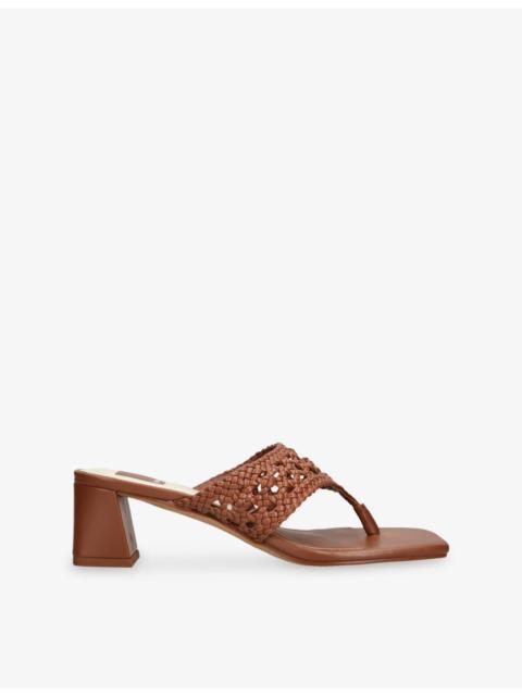 dolce vita Barlo Faux-Leather Heeled Sandals