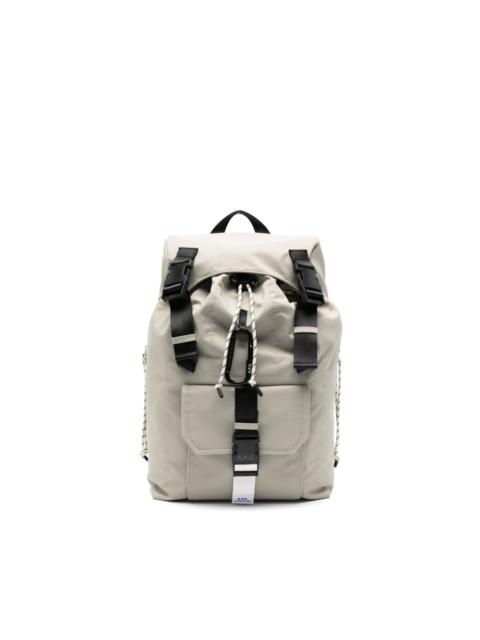 A.P.C. buckled backpack