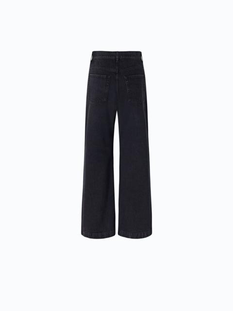 PINKO WIDE-LEG JEANS WITH TWO WAYS TO WEAR