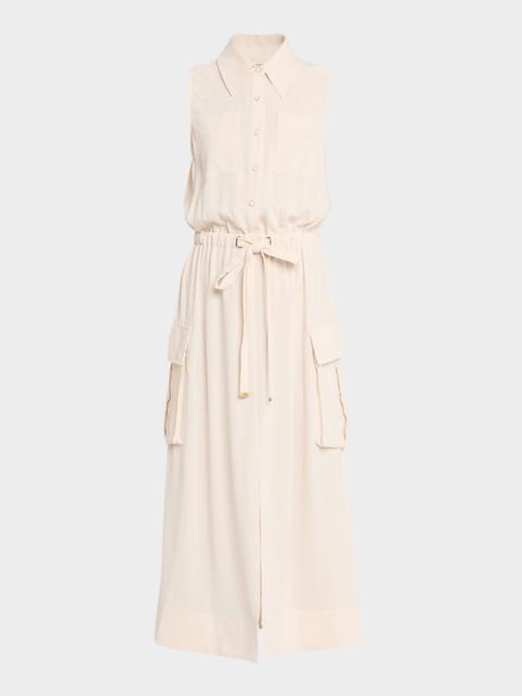 RAMY BROOK Payton Belted Midi Shirtdress