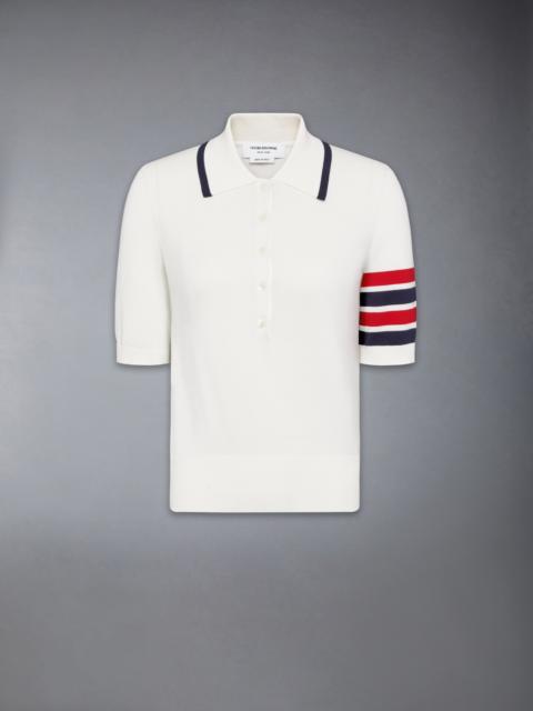 Thom Browne HECTOR INTARSIA 4-BAR JERSEY STITCH POLO
