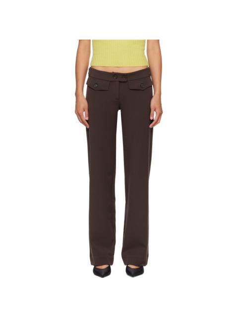 gimaguas Brown Pili Trousers
