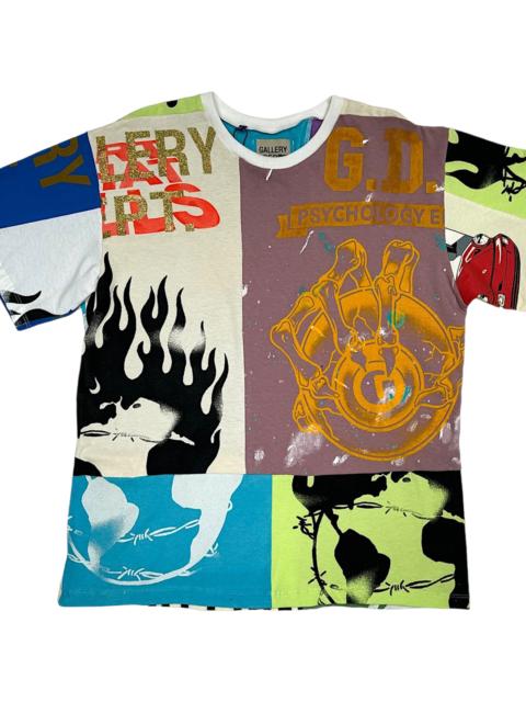 GALLERY DEPT. Retouche Reworked Short Sleeve Tee Shirt "Multicolor" GD116