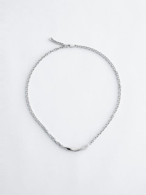 & Other Stories Twist-Detail Chain Necklace