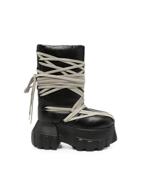 Rick Owens Megalace leather boots
