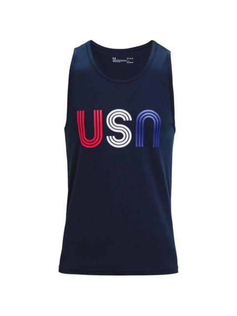 Under Armour logo-print tank top