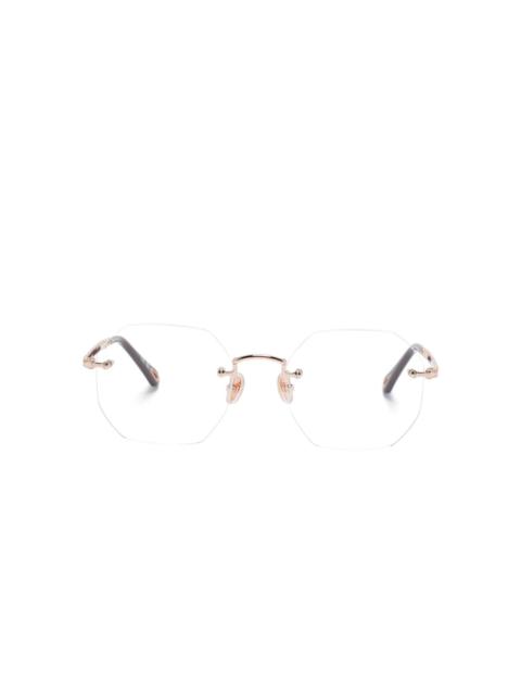 Chloé hexagonal-frame glasses
