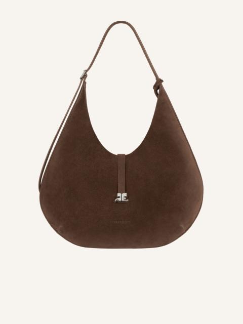 courrèges HOBO SUEDE LEATHER BAG