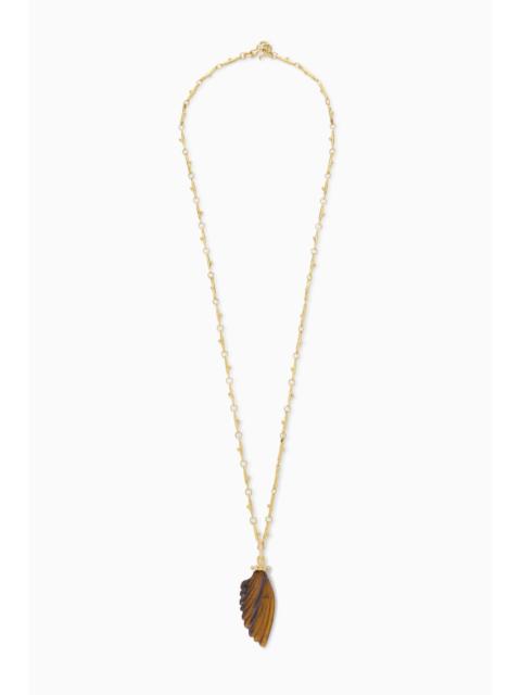ULLA JOHNSON Large Wing Charm Necklace