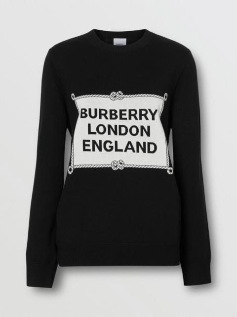 Burberry Rigging Intarsia Wool Sweater