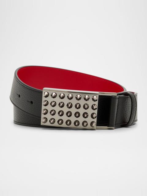 Christian Louboutin Men's Funky Empire Spikes Belt