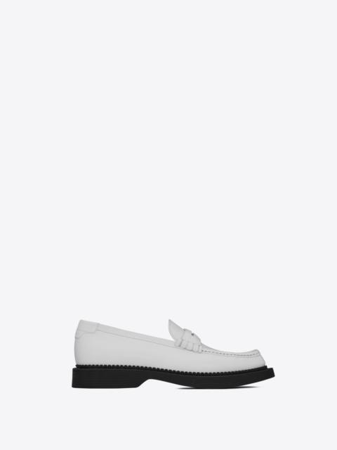 SAINT LAURENT teddy penny loafer in smooth leather