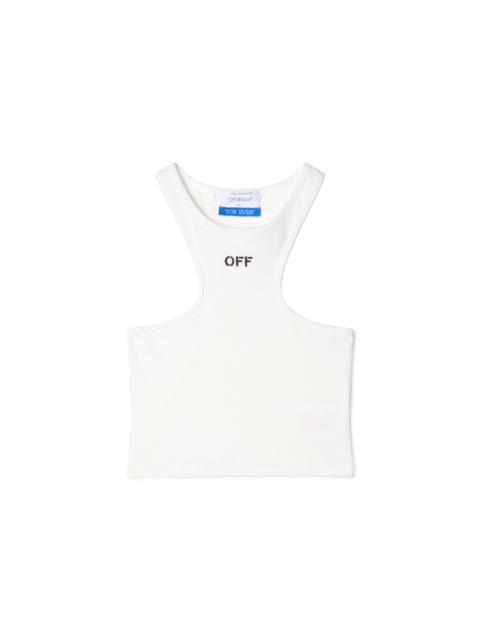 Off Stamp Rib Rowing Top