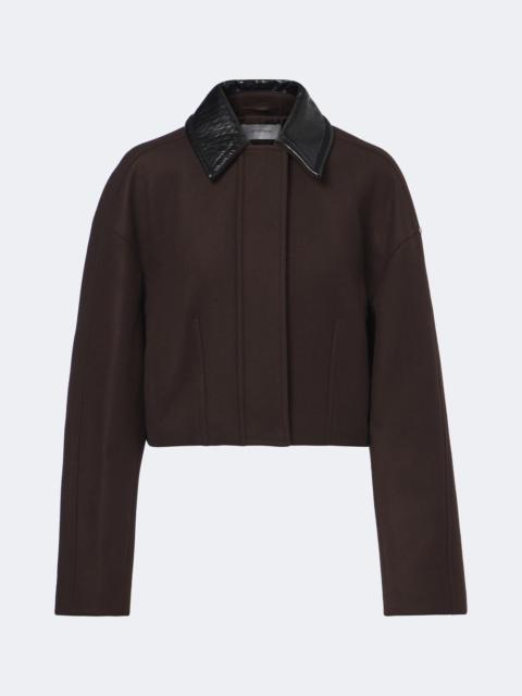 Sportmax Cropped virgin wool jacket