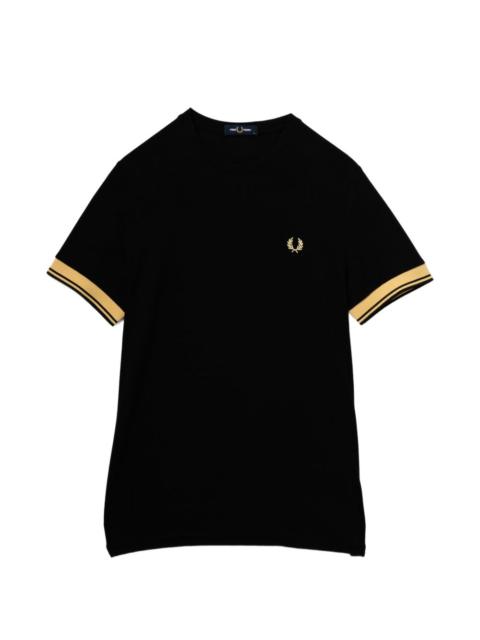 Fred Perry striped-sleeve T-shirt