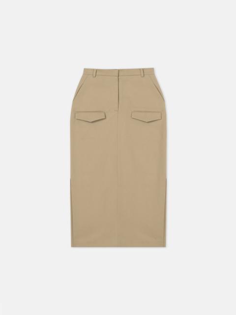 Nanushka Calvary-Twill Midi Skirt