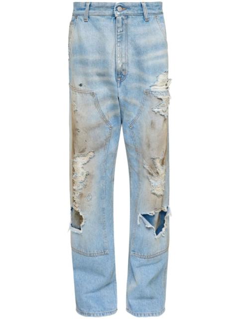 MM6 Maison Margiela distressed jeans