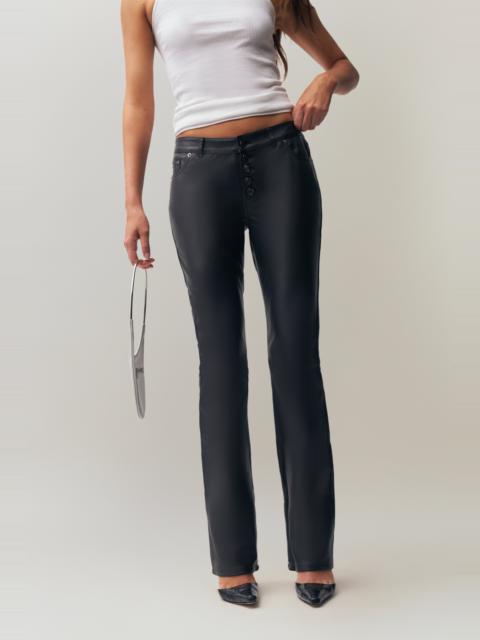 GUIZIO CELOSIA LEATHER PANT