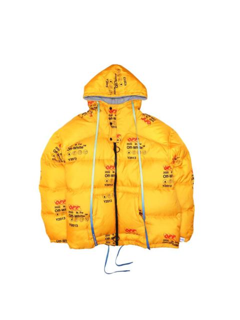 Off-White Industrial Zipped Puffer 'Yellow'