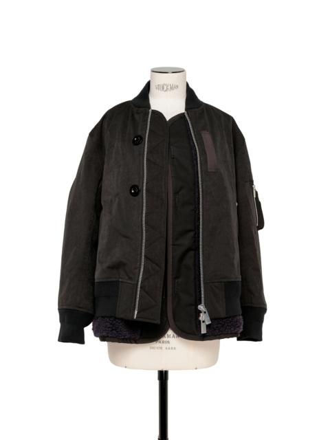 sacai Faux Suede Blouson