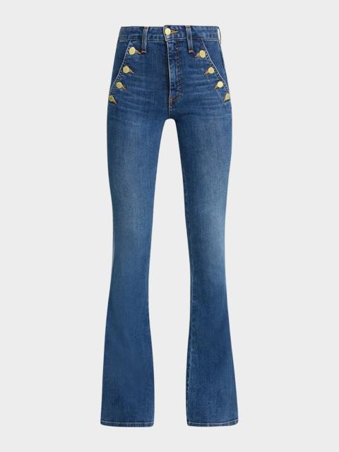 RAMY BROOK Helena Mid-Rise Flare Jeans