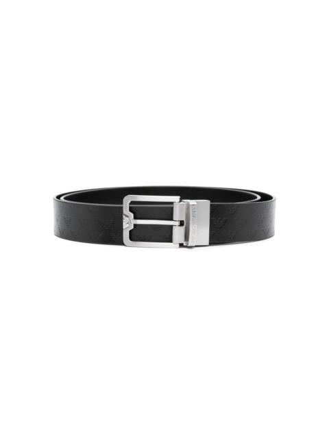 EMPORIO ARMANI buckle-fastening leather belt