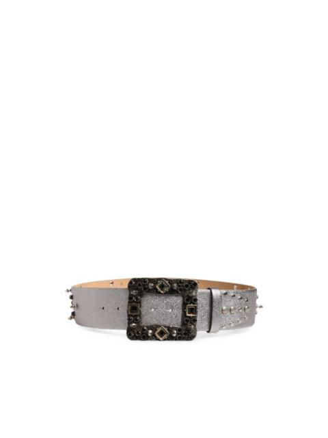 Dolce & Gabbana crystal-embellished studded belt