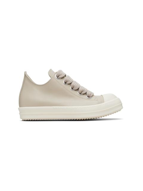 Rick Owens Off-White Temple Jumbolace Low Sneaks Sneakers