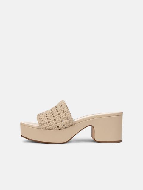 Vince Margo Woven Leather Platform Sandal