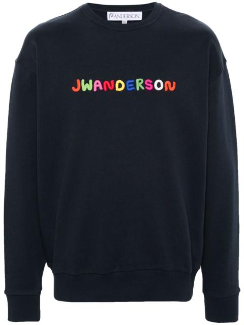 JW Anderson logo-embroidered cotton sweatshirt