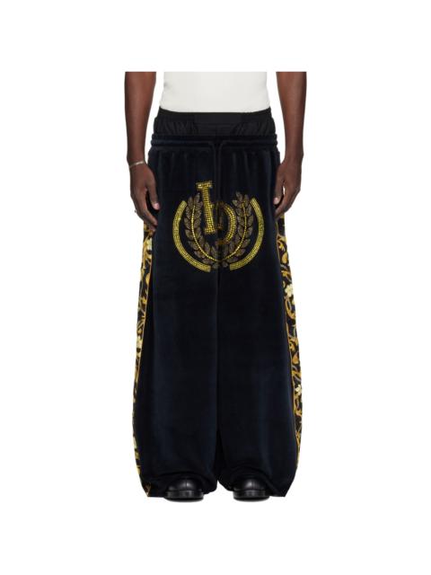 LU'U DAN Black Supa-Sleaze Track Pants