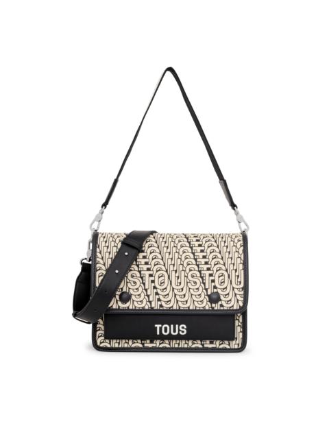 TOUS Medium beige and black Audree Crossbody bag TOUS Vera