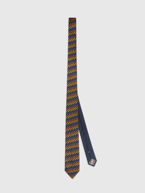 Missoni Silk tie with oblique stripes