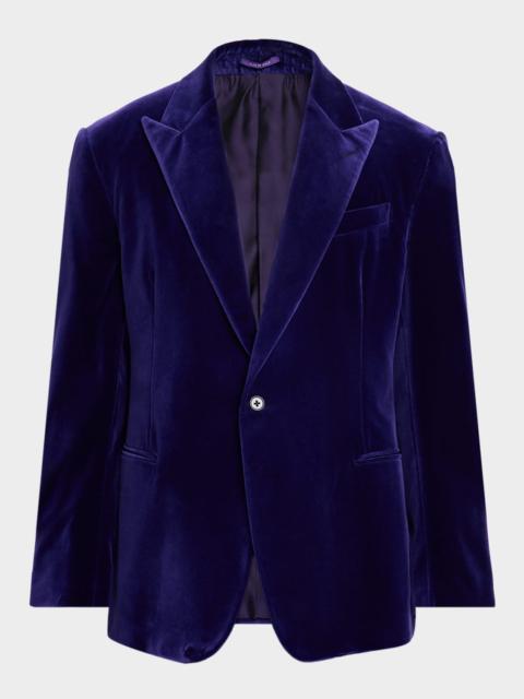 Ralph Lauren Men's Kent Hand-Tailored Velvet Jacket