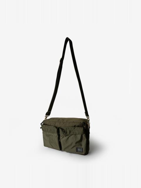 Iron Heart POR-FOR-SHLS-OLV Porter - Yoshida & Co. - Force Small Shoulder Bag - Olive
