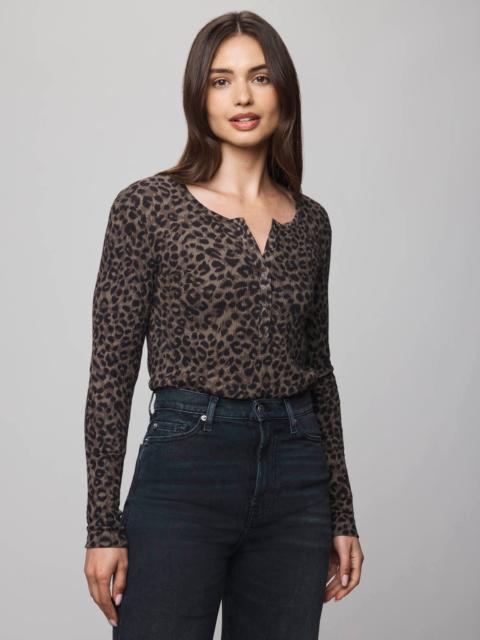 Splendid Thermal Forever Leopard Henley