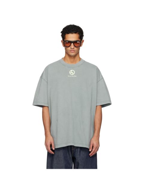 Acne Studios Green Logo T-shirt