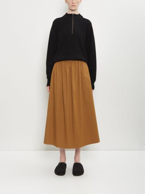 6397 Cotton Gathered Skirt — Hemp