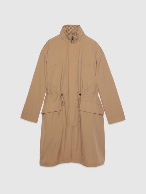 GUCCI Ripstop nylon jacket with GG
