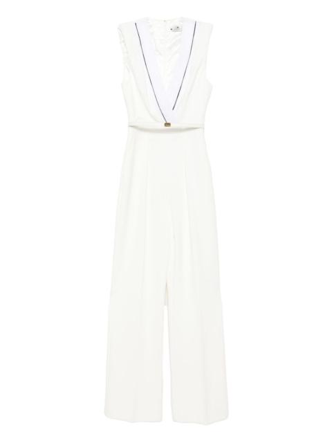 ELISABETTA FRANCHI crêpe jumpsuit