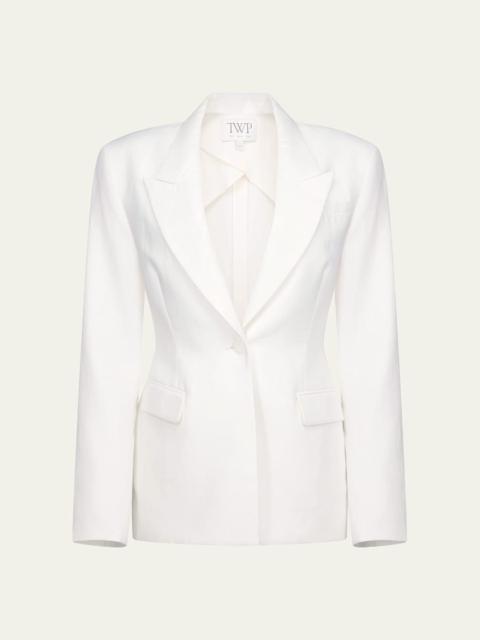 TWP Jasper Single-Breasted Linen Blazer