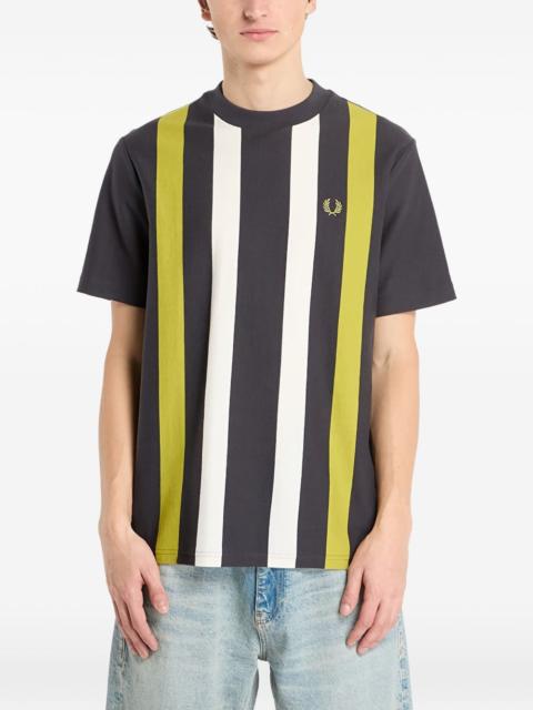 Fred Perry vertical-stripe T-shirt