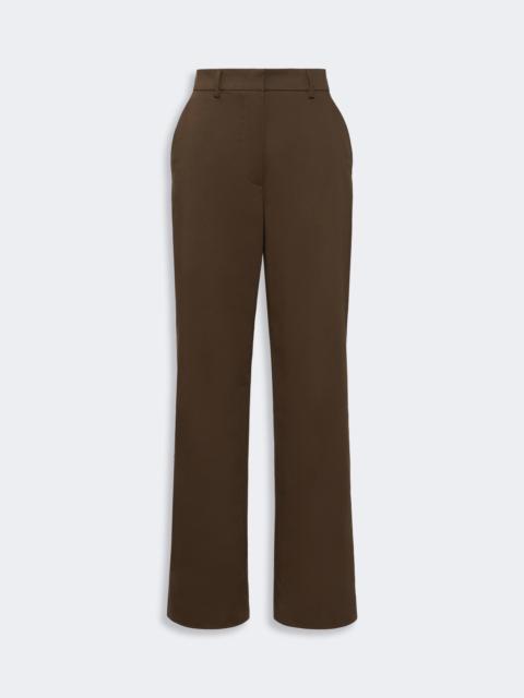 WEEKEND Max Mara WKSMARANTA Cotton satin trousers - BROWN