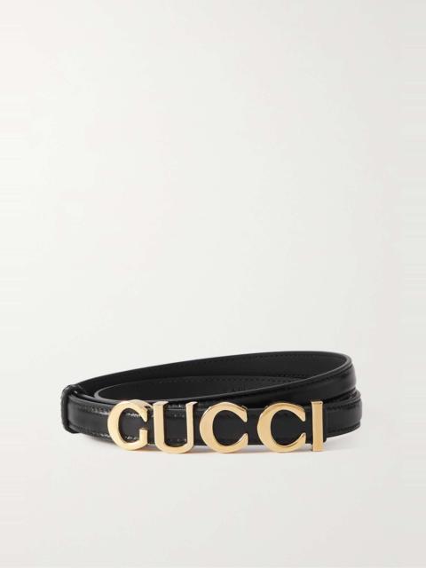 GUCCI Embellished leather belt