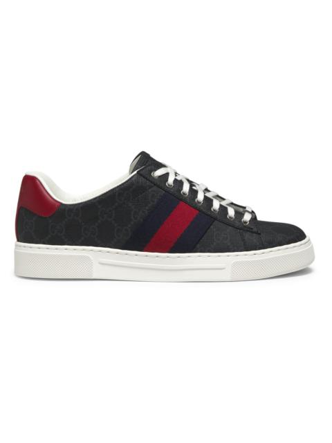 GUCCI Men's Men's Ace Web Sneakers - Black Red