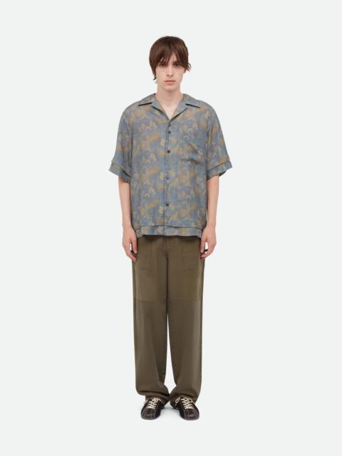WALES BONNER Flora Bowling Shirt