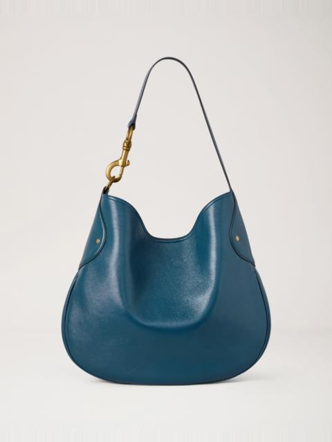 Mulberry Hackney Shoulder Bag Out of The Blue High Shine Leather